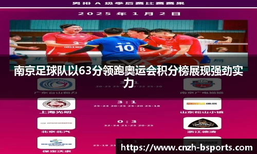 南京足球队以63分领跑奥运会积分榜展现强劲实力